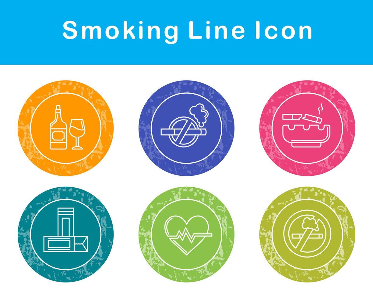 Smoking Vector Icon Set