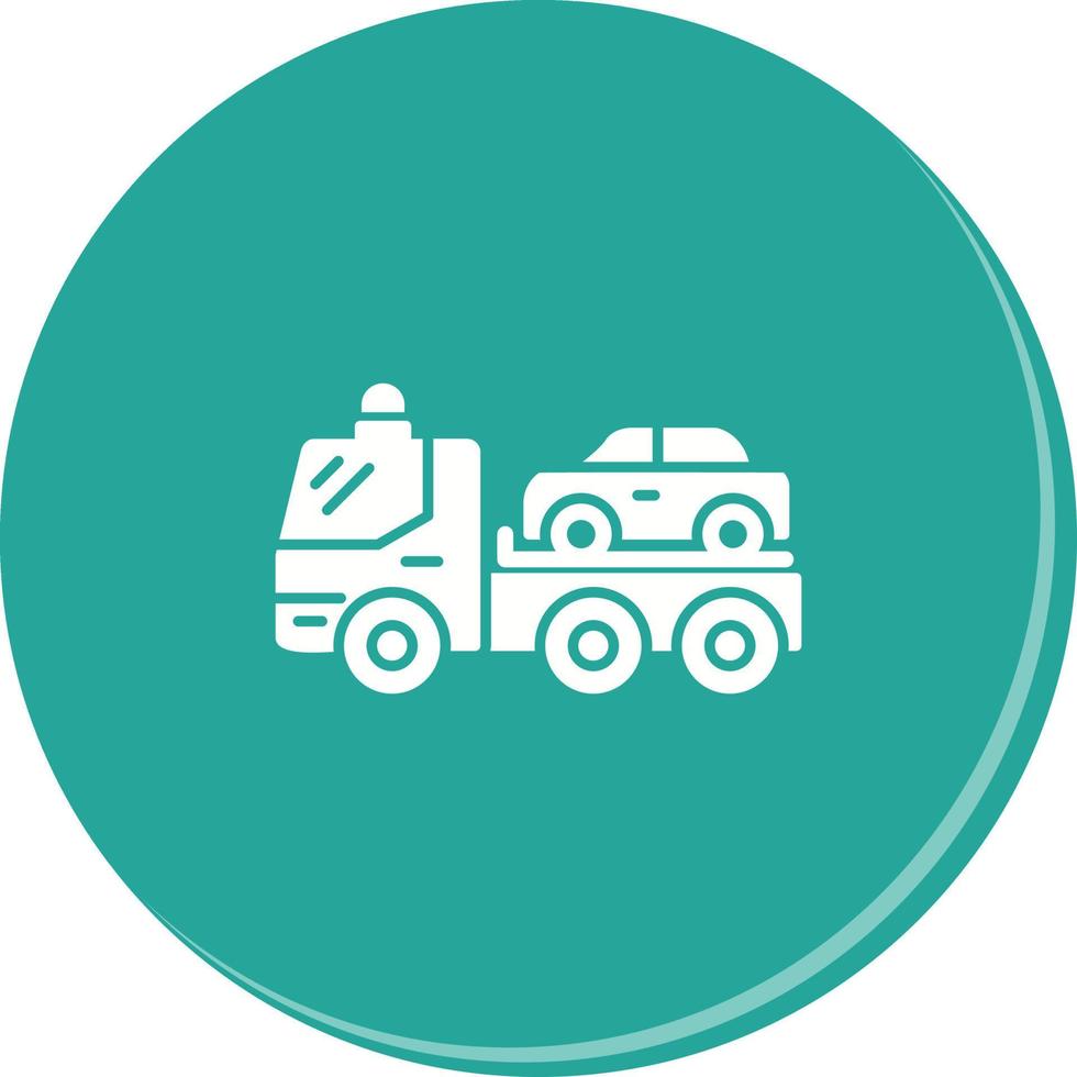 Tow Truck Vector Icon