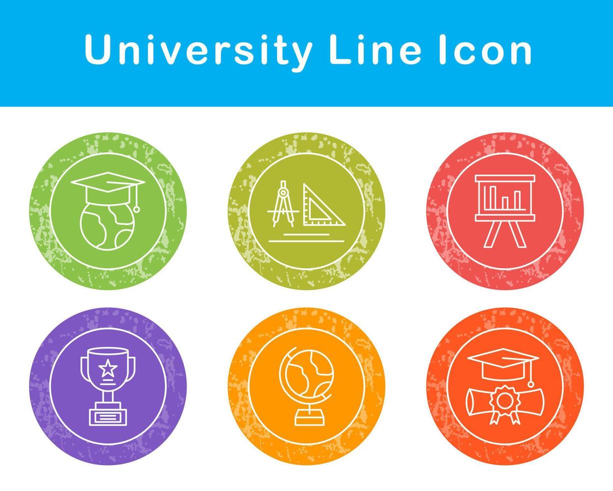 university Vector Icon Set