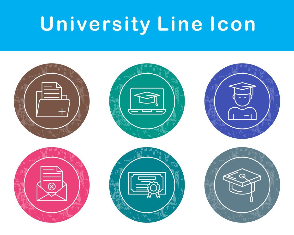 university Vector Icon Set