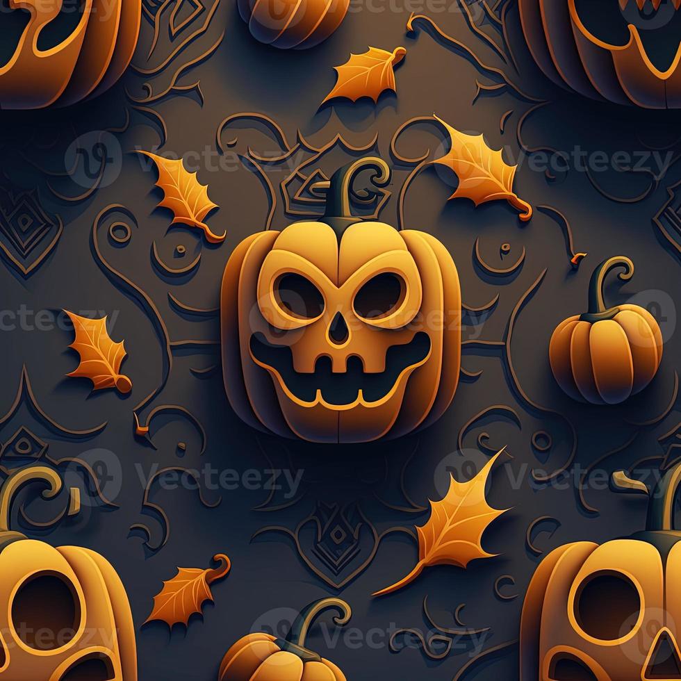 Halloween-themed digital paper and patterns Images of digital paper and patterns that feature pumpkin motifs photo