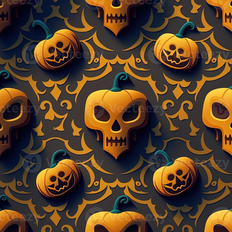 Halloween-themed digital paper and patterns Images of digital paper and patterns that feature pumpkin motifs photo