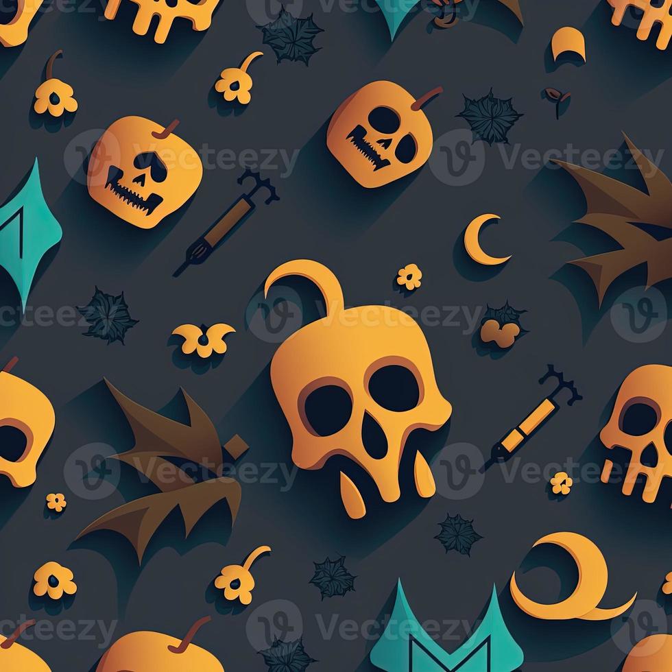 Halloween-themed digital paper and patterns Images of digital paper and patterns that feature pumpkin motifs photo
