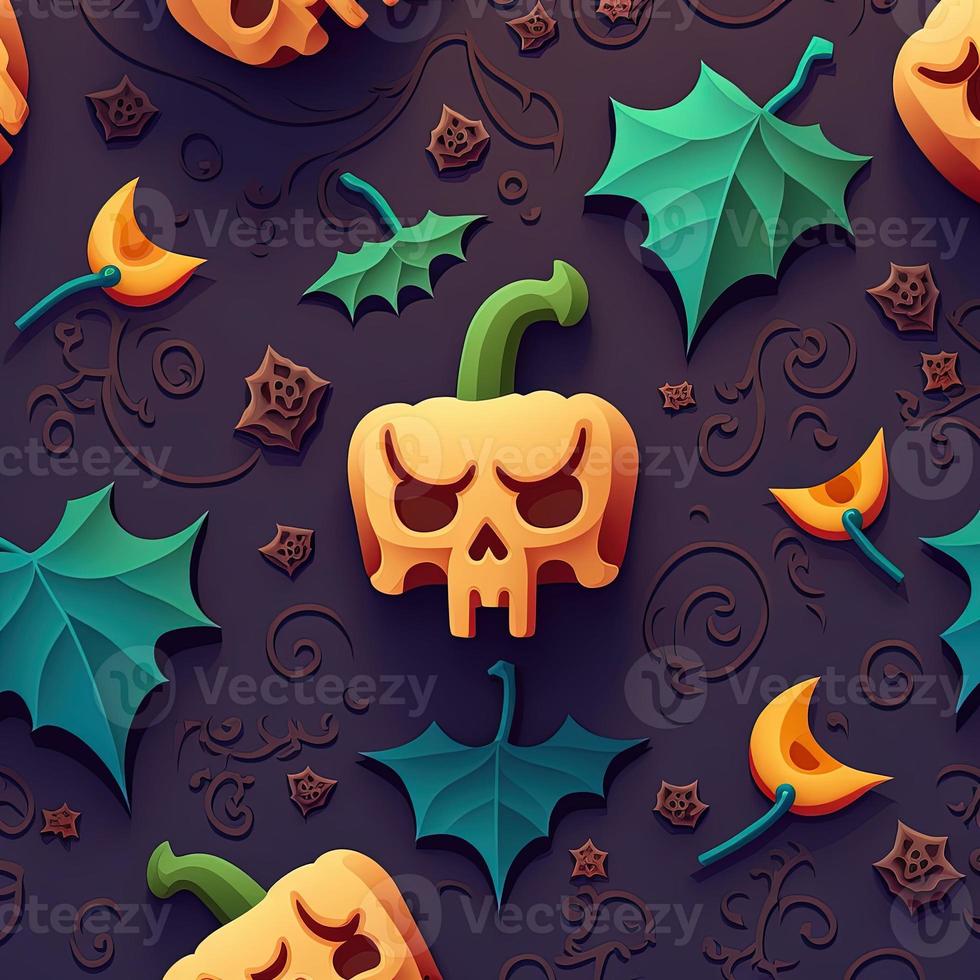 Halloween-themed digital paper and patterns Images of digital paper and patterns that feature pumpkin motifs photo