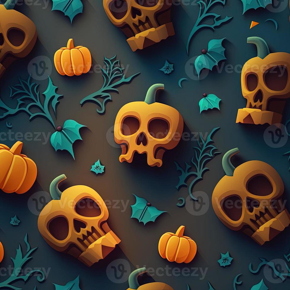 Halloween-themed digital paper and patterns Images of digital paper and patterns that feature pumpkin motifs photo