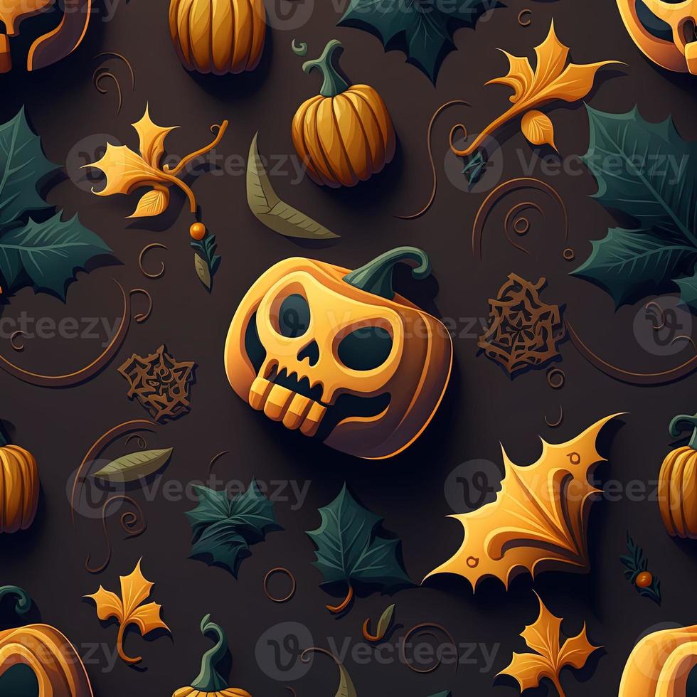 Halloween-themed digital paper and patterns Images of digital paper and patterns that feature pumpkin motifs photo
