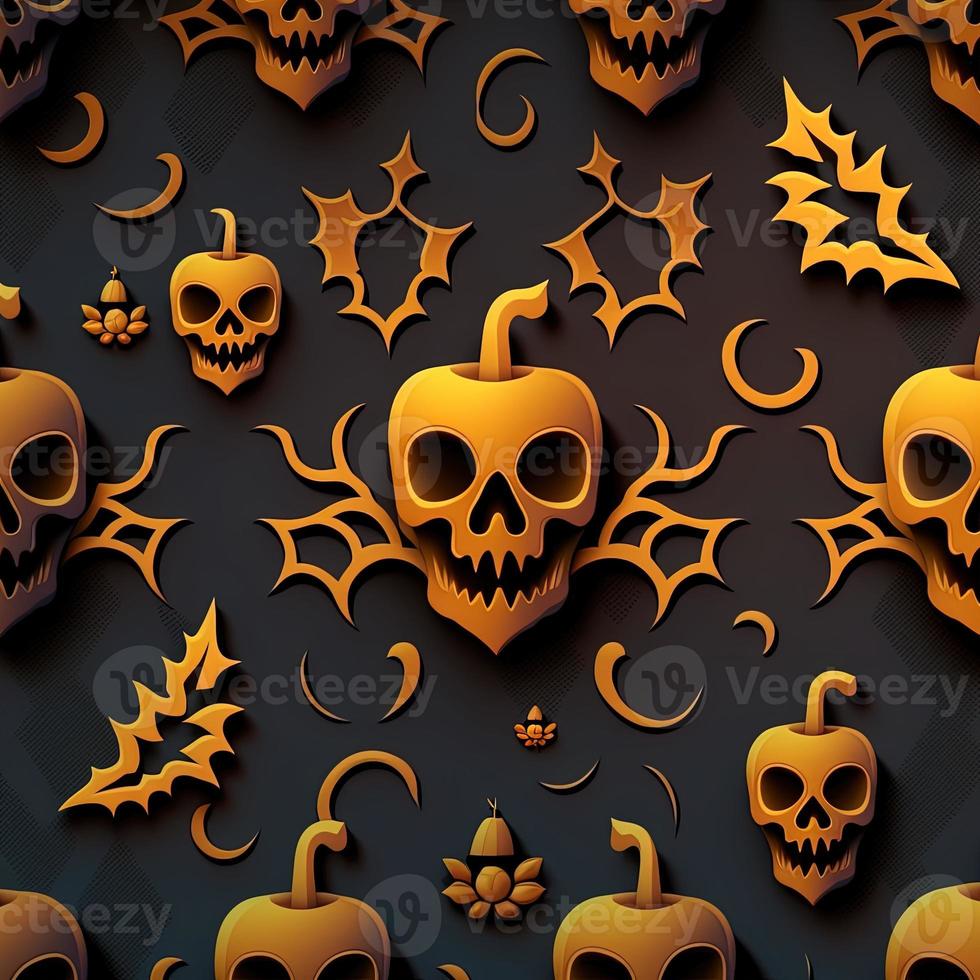 Halloween-themed digital paper and patterns Images of digital paper and patterns that feature pumpkin motifs photo