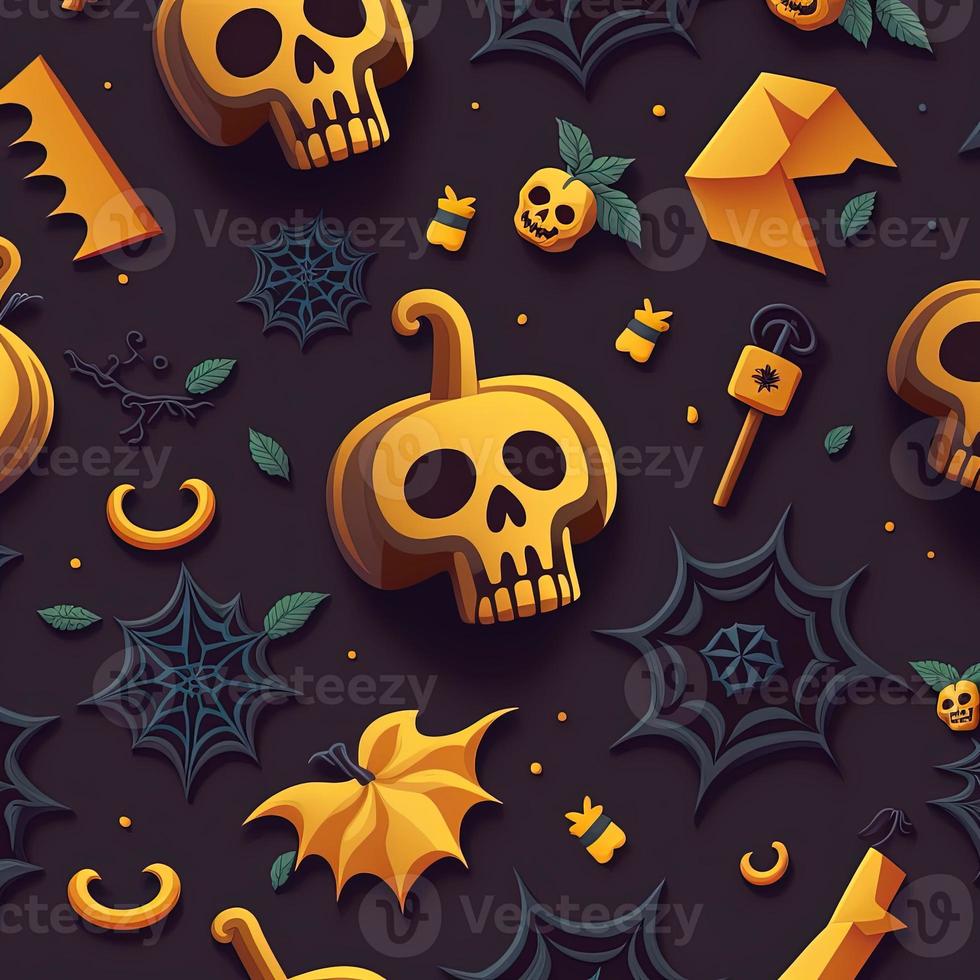 Halloween-themed digital paper and patterns Images of digital paper and patterns that feature pumpkin motifs photo
