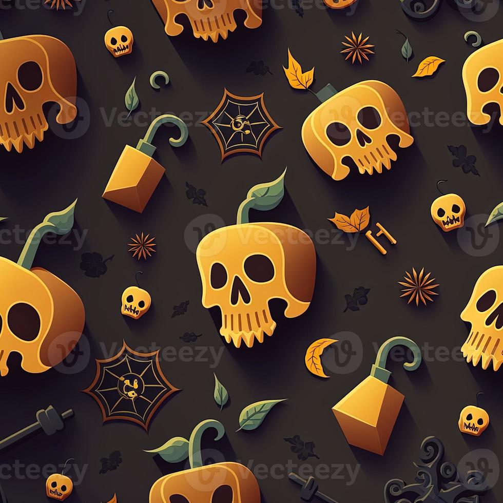 Halloween-themed digital paper and patterns Images of digital paper and patterns that feature pumpkin motifs photo