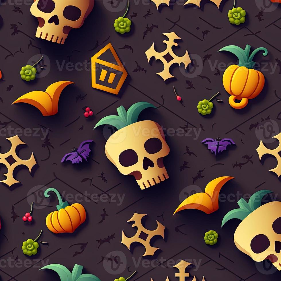 Halloween-themed digital paper and patterns Images of digital paper and patterns that feature pumpkin motifs photo