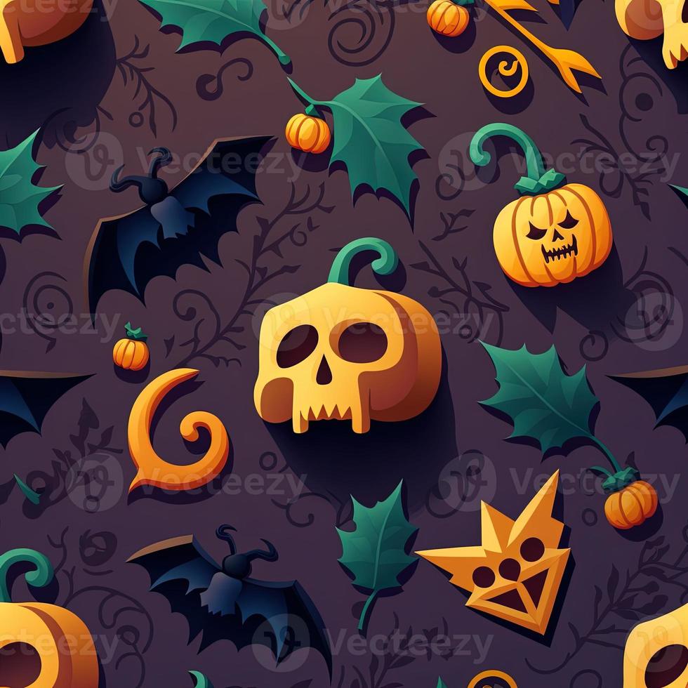 Halloween-themed digital paper and patterns Images of digital paper and patterns that feature pumpkin motifs photo