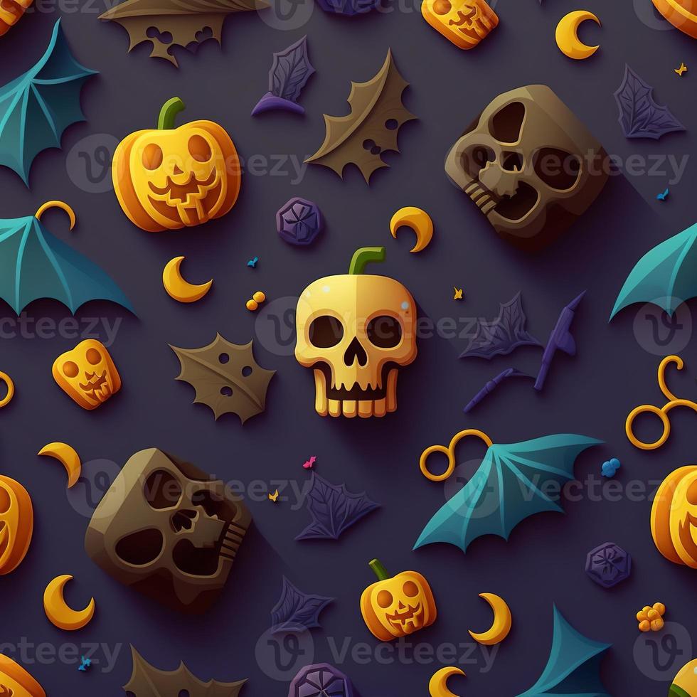 Halloween-themed digital paper and patterns Images of digital paper and patterns that feature pumpkin motifs photo