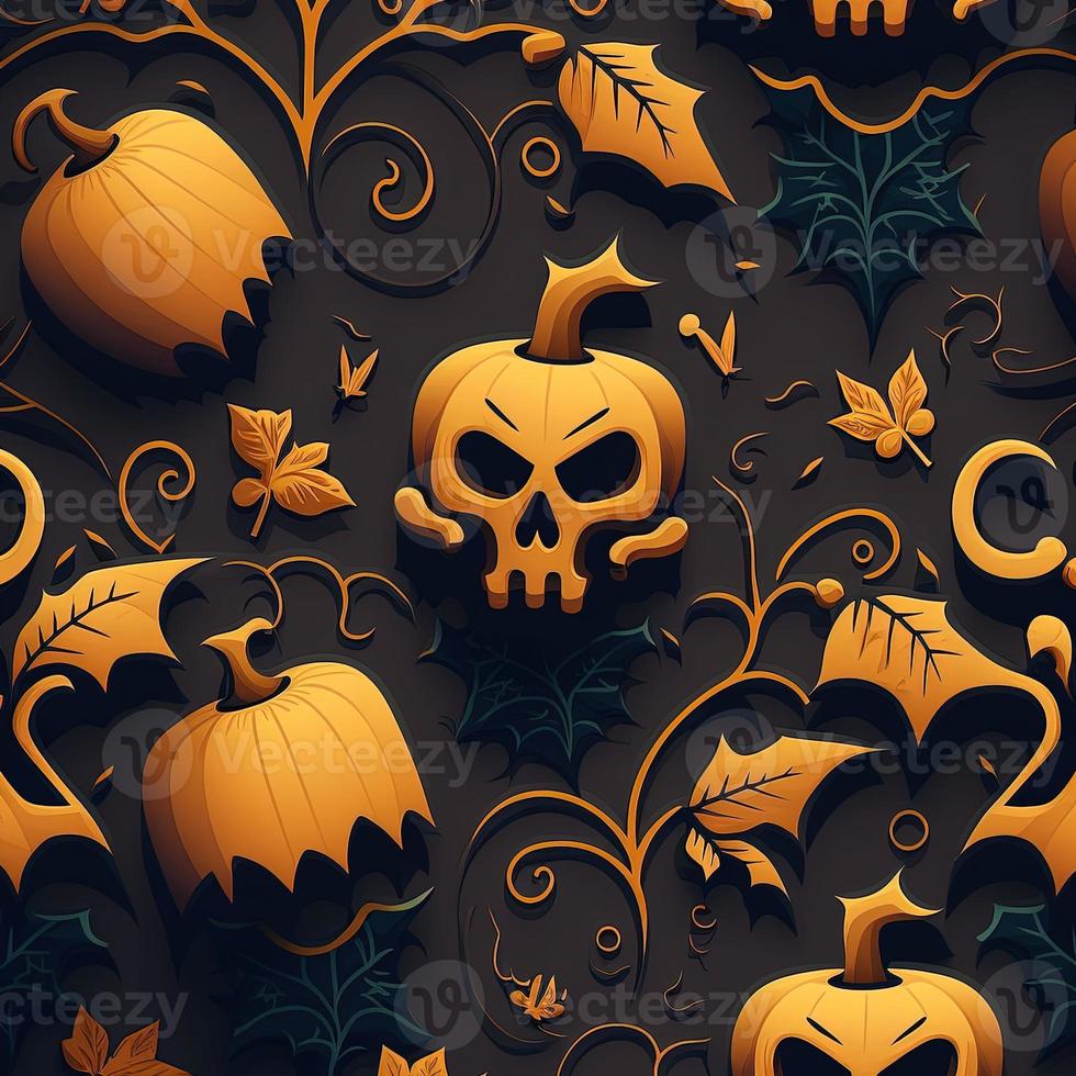 Halloween-themed digital paper and patterns Images of digital paper and patterns that feature pumpkin motifs photo