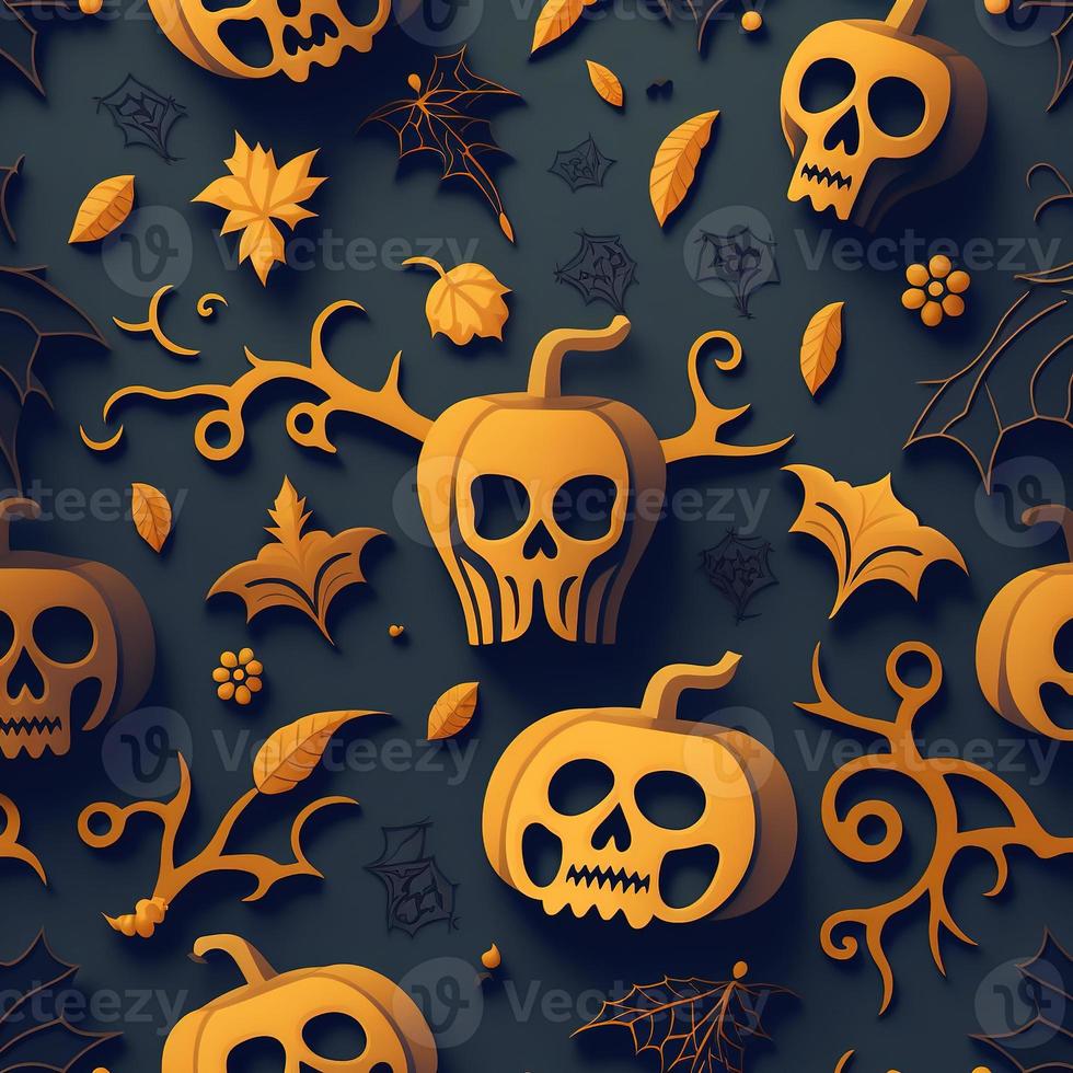 Halloween-themed digital paper and patterns Images of digital paper and patterns that feature pumpkin motifs photo