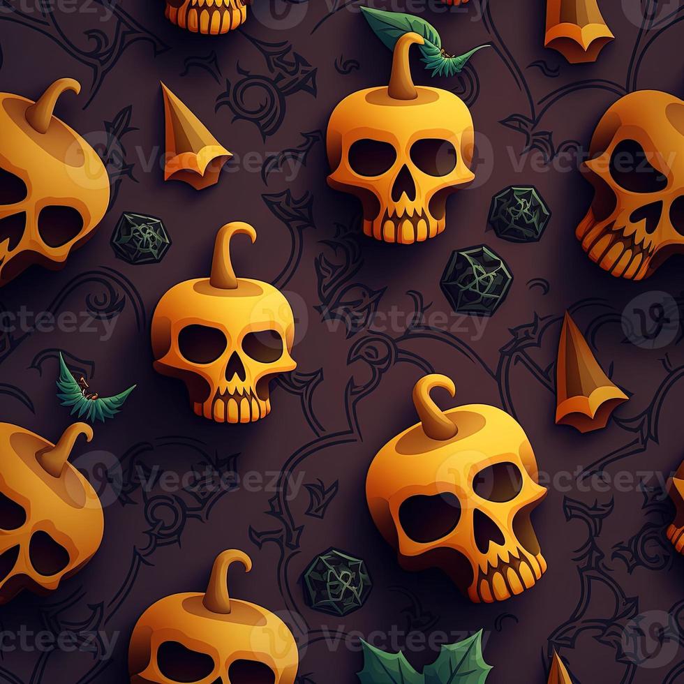 Halloween-themed digital paper and patterns Images of digital paper and patterns that feature pumpkin motifs photo