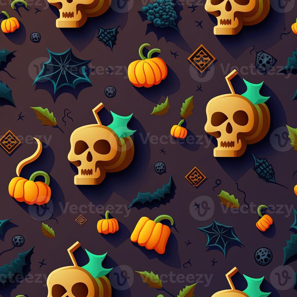 Halloween-themed digital paper and patterns Images of digital paper and patterns that feature pumpkin motifs photo