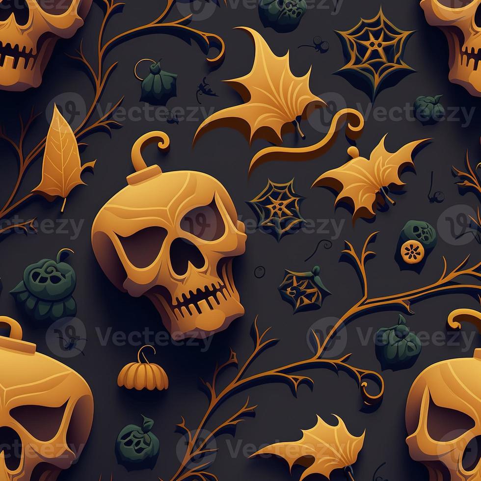 Halloween-themed digital paper and patterns Images of digital paper and patterns that feature pumpkin motifs photo
