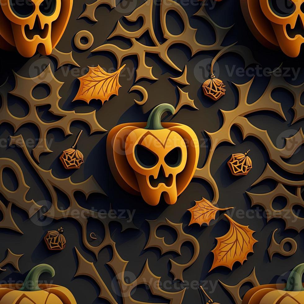Halloween-themed digital paper and patterns Images of digital paper and patterns that feature pumpkin motifs photo