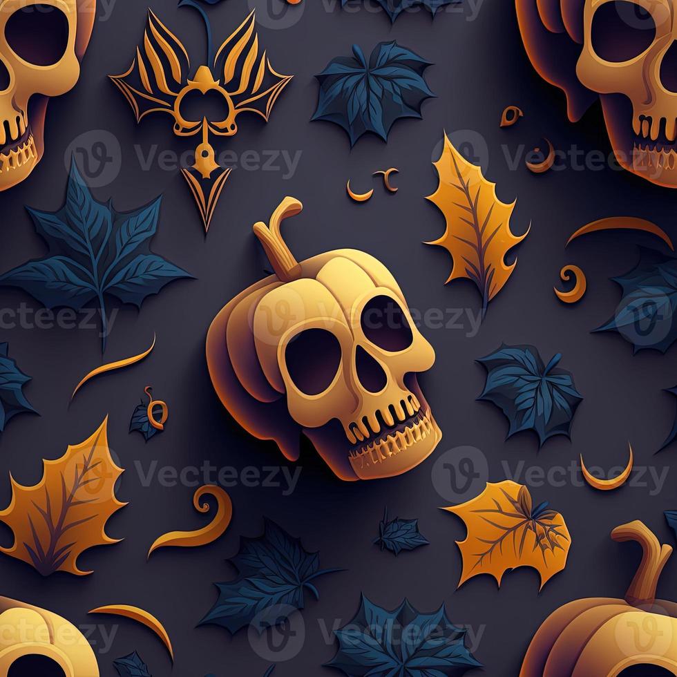 Halloween-themed digital paper and patterns Images of digital paper and patterns that feature pumpkin motifs photo