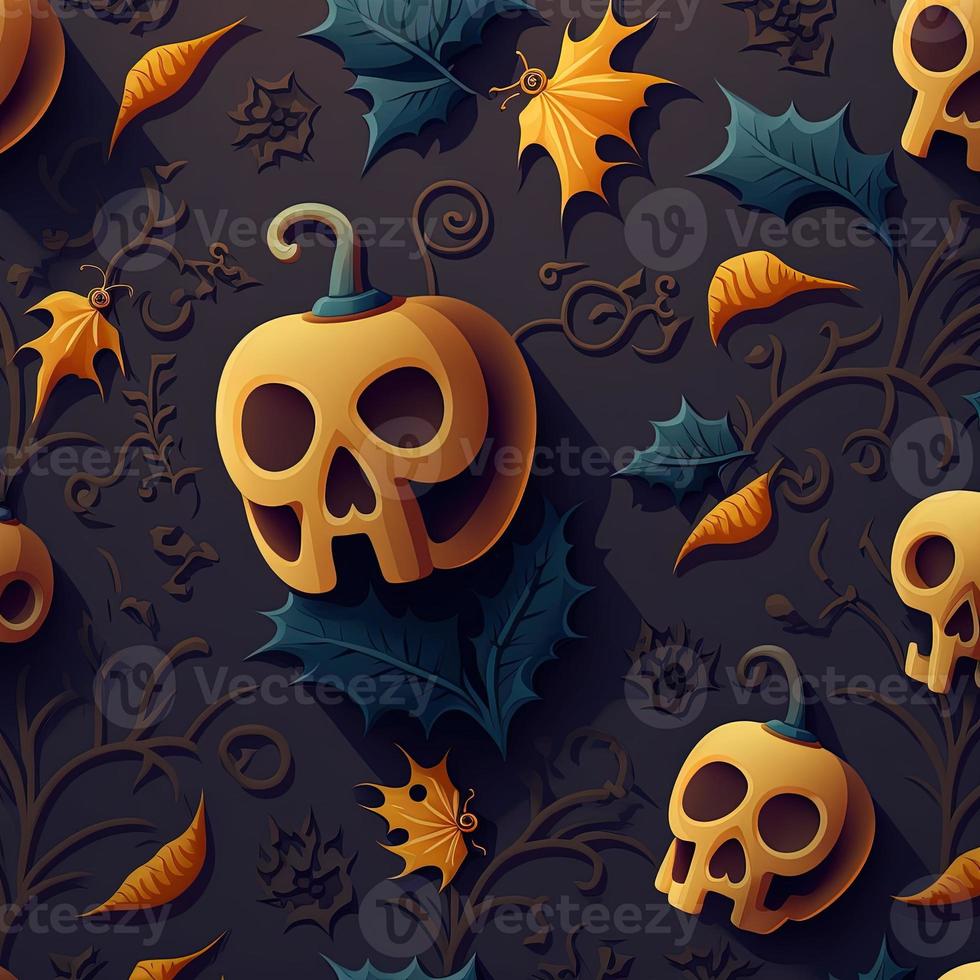 Halloween-themed digital paper and patterns Images of digital paper and patterns that feature pumpkin motifs photo