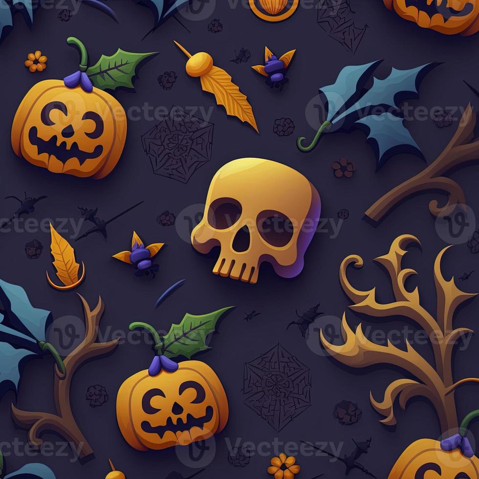 Halloween-themed digital paper and patterns Images of digital paper and patterns that feature pumpkin motifs photo