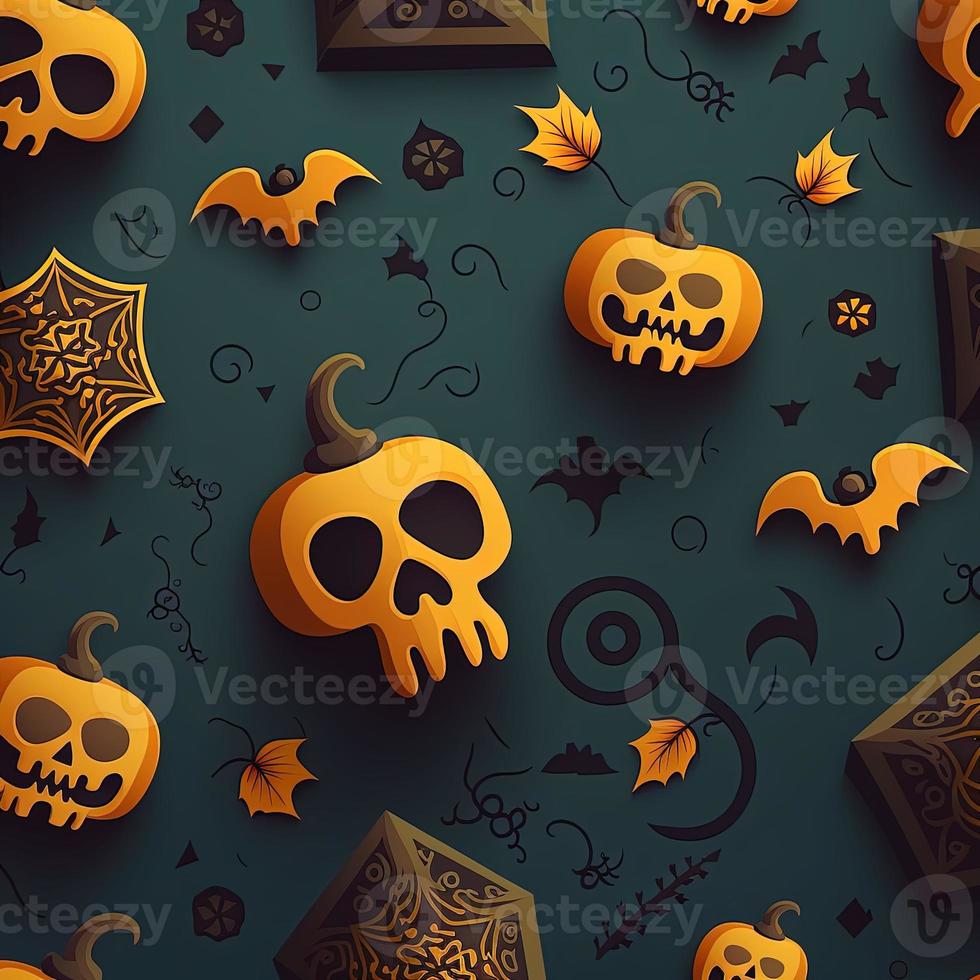 Halloween-themed digital paper and patterns Images of digital paper and patterns that feature pumpkin motifs photo