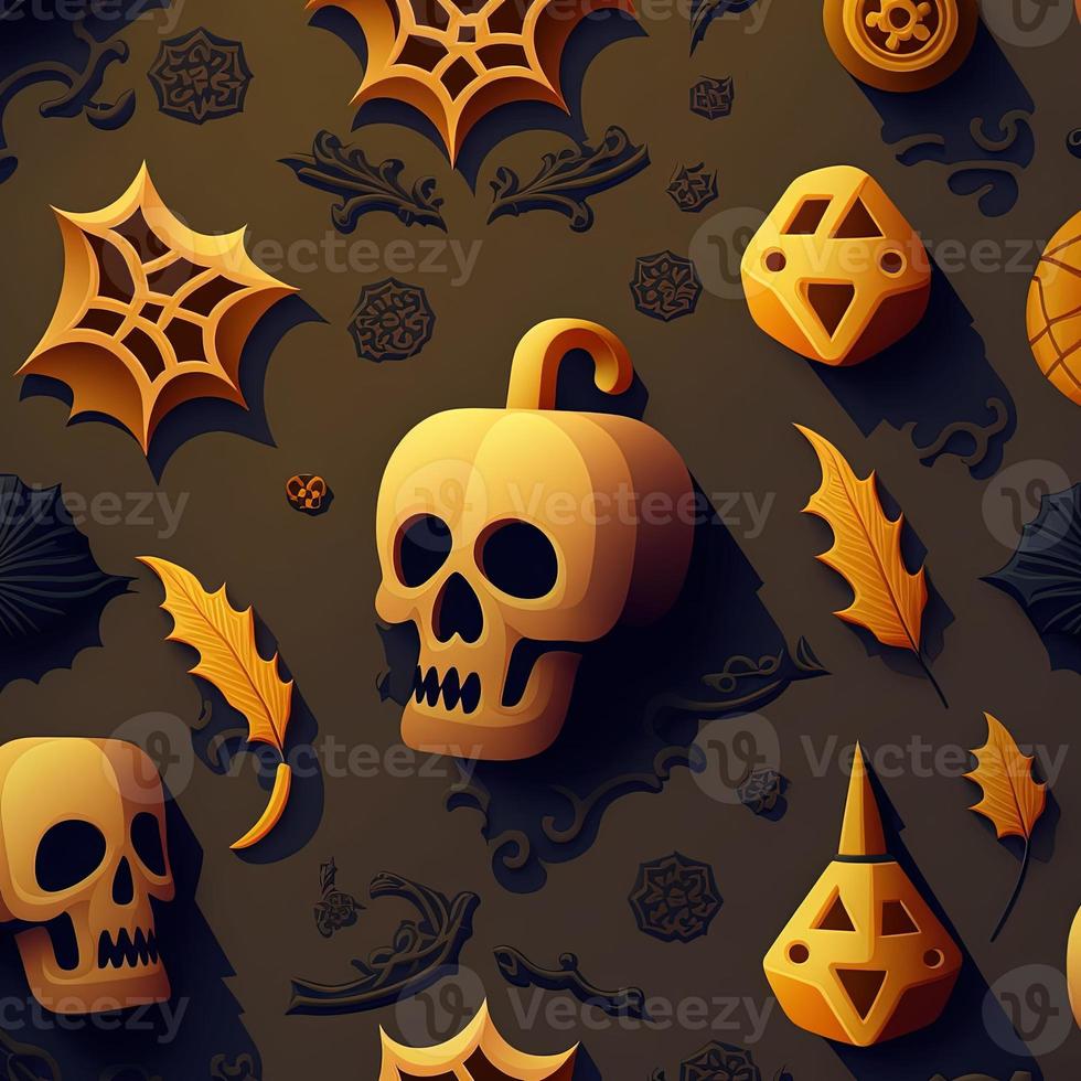 Halloween-themed digital paper and patterns Images of digital paper and patterns that feature pumpkin motifs photo