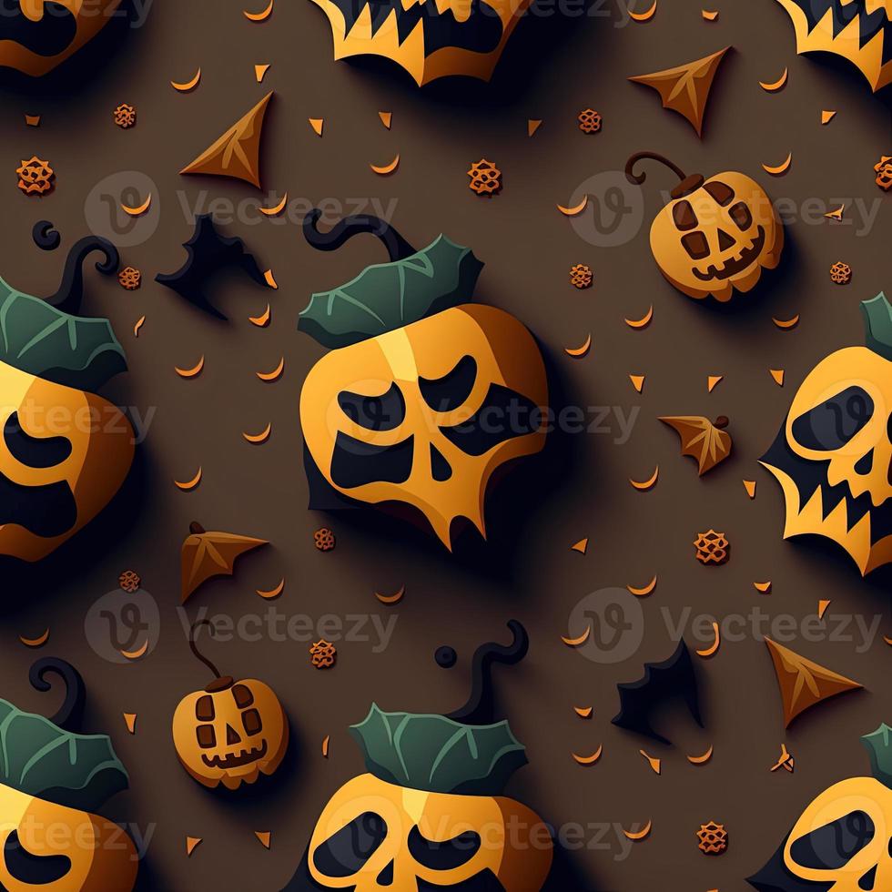 Halloween-themed digital paper and patterns Images of digital paper and patterns that feature pumpkin motifs photo
