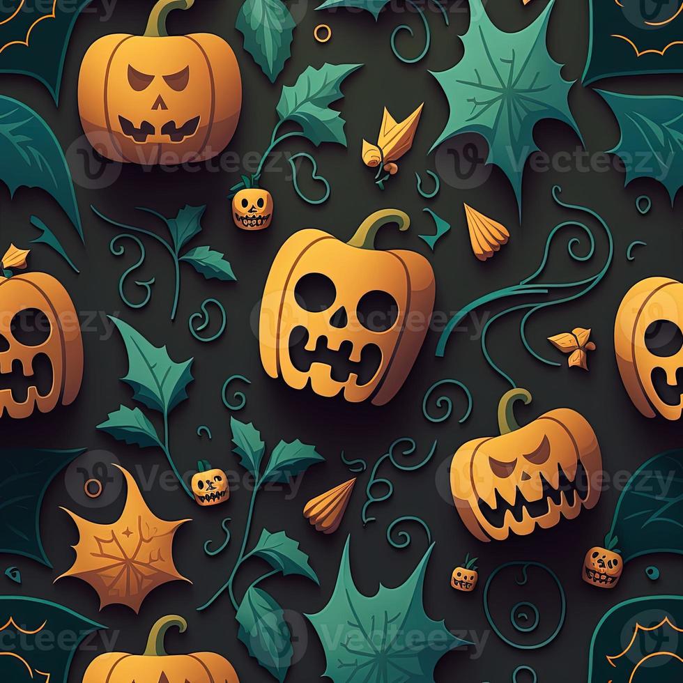 Halloween-themed digital paper and patterns Images of digital paper and patterns that feature pumpkin motifs photo