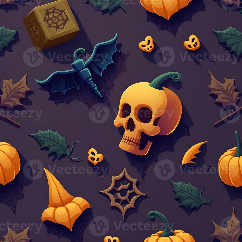 Halloween-themed digital paper and patterns Images of digital paper and patterns that feature pumpkin motifs photo