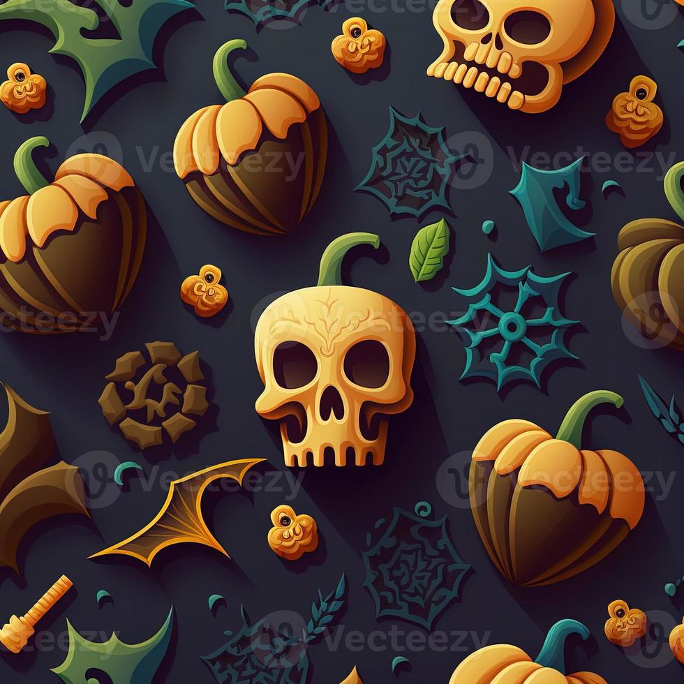 Halloween-themed digital paper and patterns Images of digital paper and patterns that feature pumpkin motifs photo