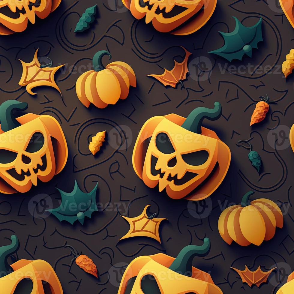 Halloween-themed digital paper and patterns Images of digital paper and patterns that feature pumpkin motifs photo