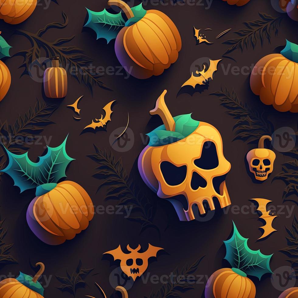 Halloween-themed digital paper and patterns Images of digital paper and patterns that feature pumpkin motifs photo