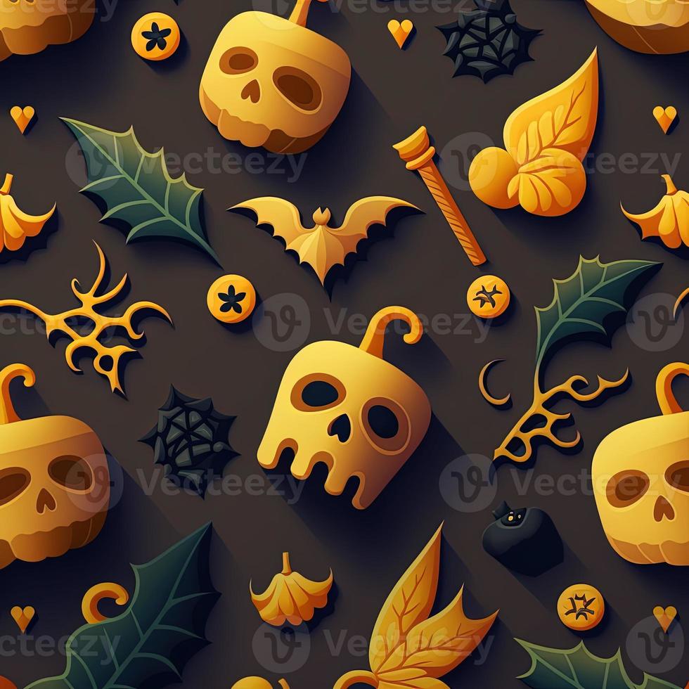 Halloween-themed digital paper and patterns Images of digital paper and patterns that feature pumpkin motifs photo