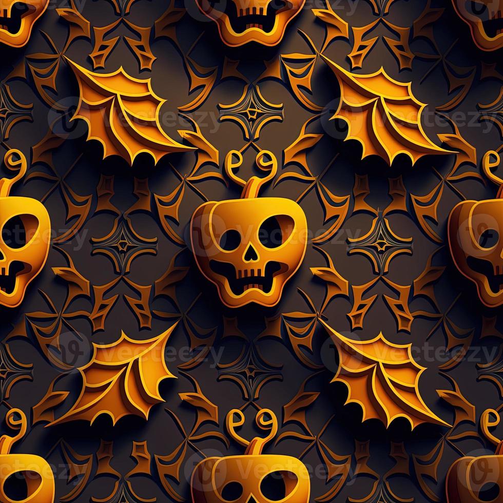 Halloween-themed digital paper and patterns Images of digital paper and patterns that feature pumpkin motifs photo