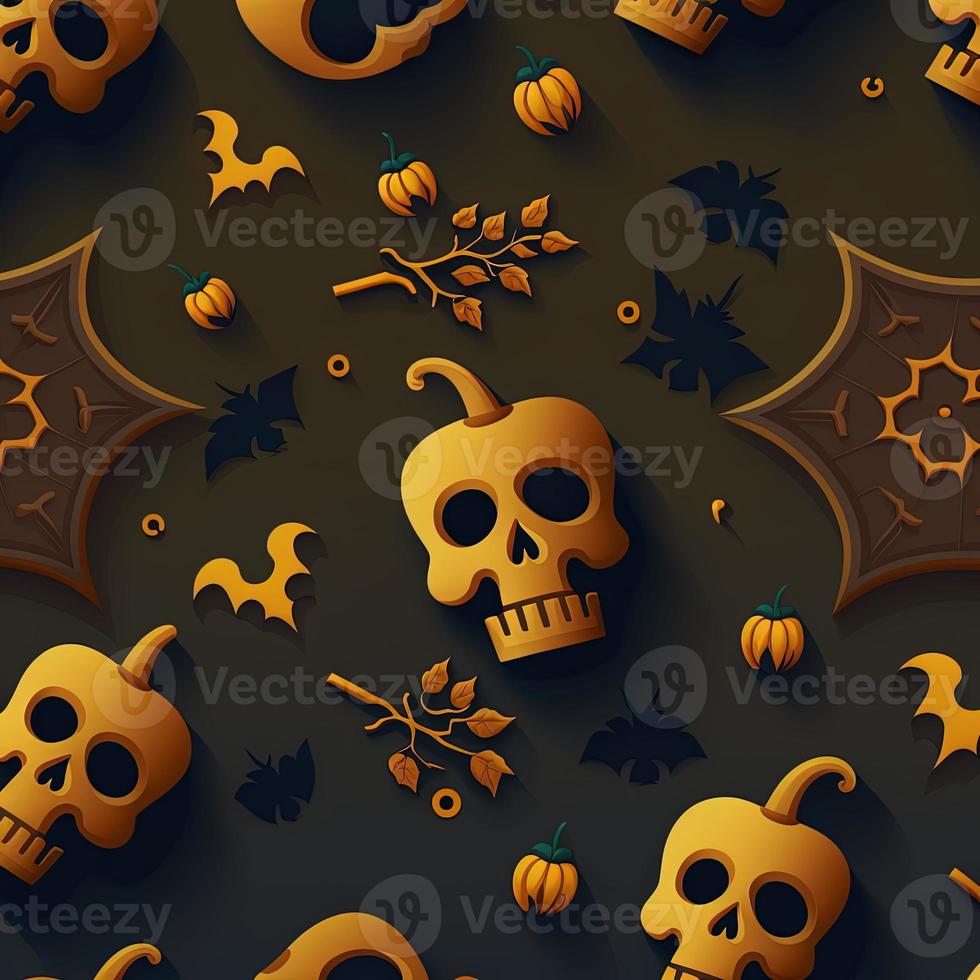 Halloween-themed digital paper and patterns Images of digital paper and patterns that feature pumpkin motifs photo