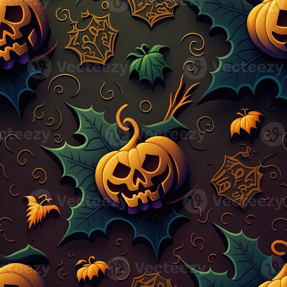 Halloween-themed digital paper and patterns Images of digital paper and patterns that feature pumpkin motifs photo