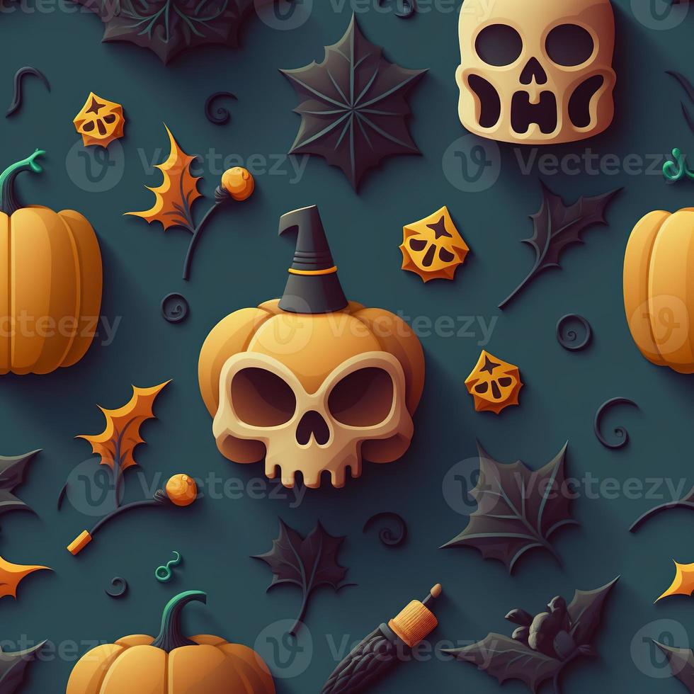 Halloween-themed digital paper and patterns Images of digital paper and patterns that feature pumpkin motifs photo