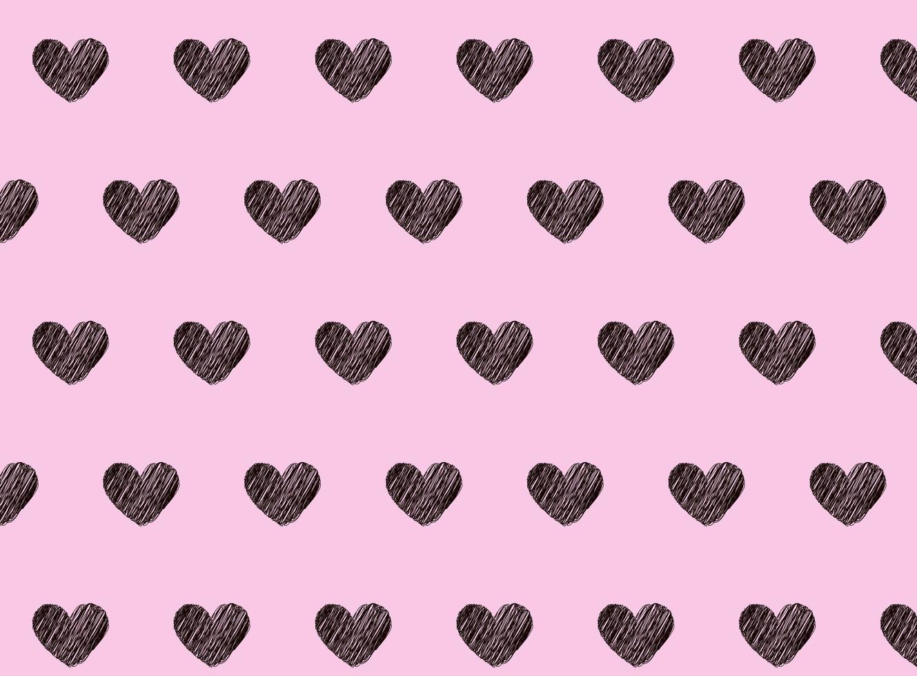 heart shape pattern with pink background photo