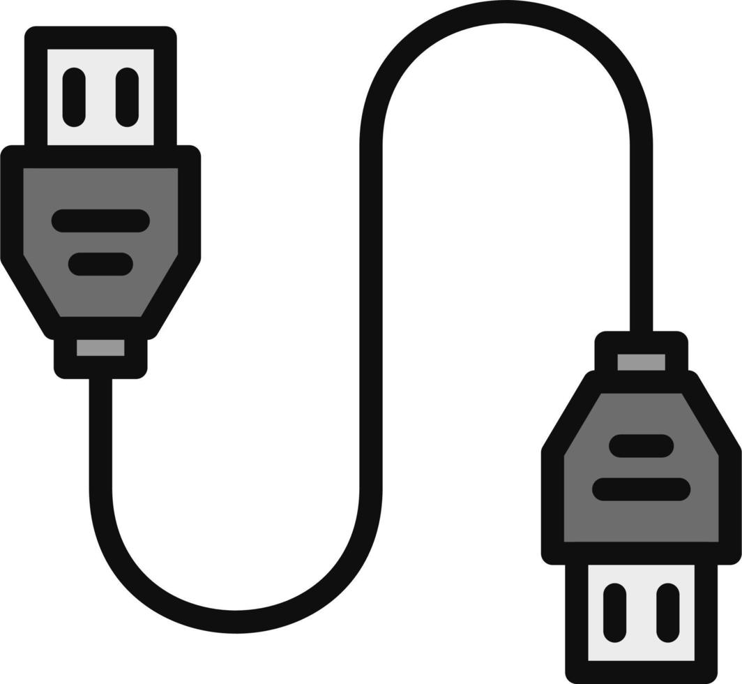 Data Cable Vector Icon
