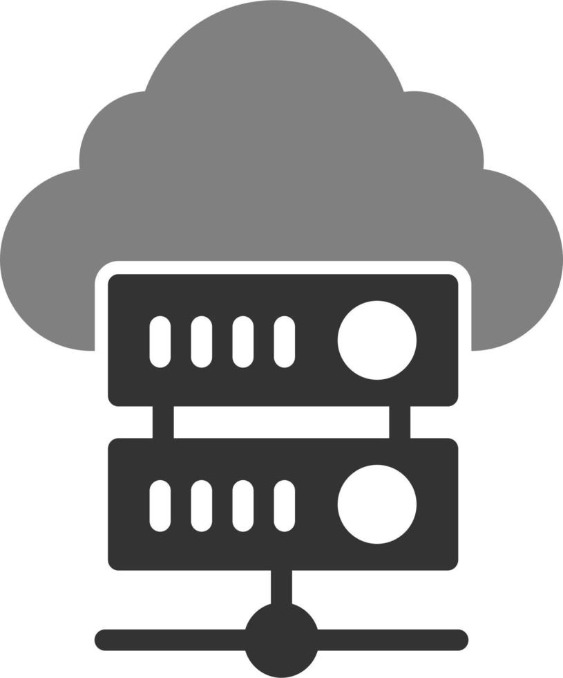 Cloud Server Vector Icon