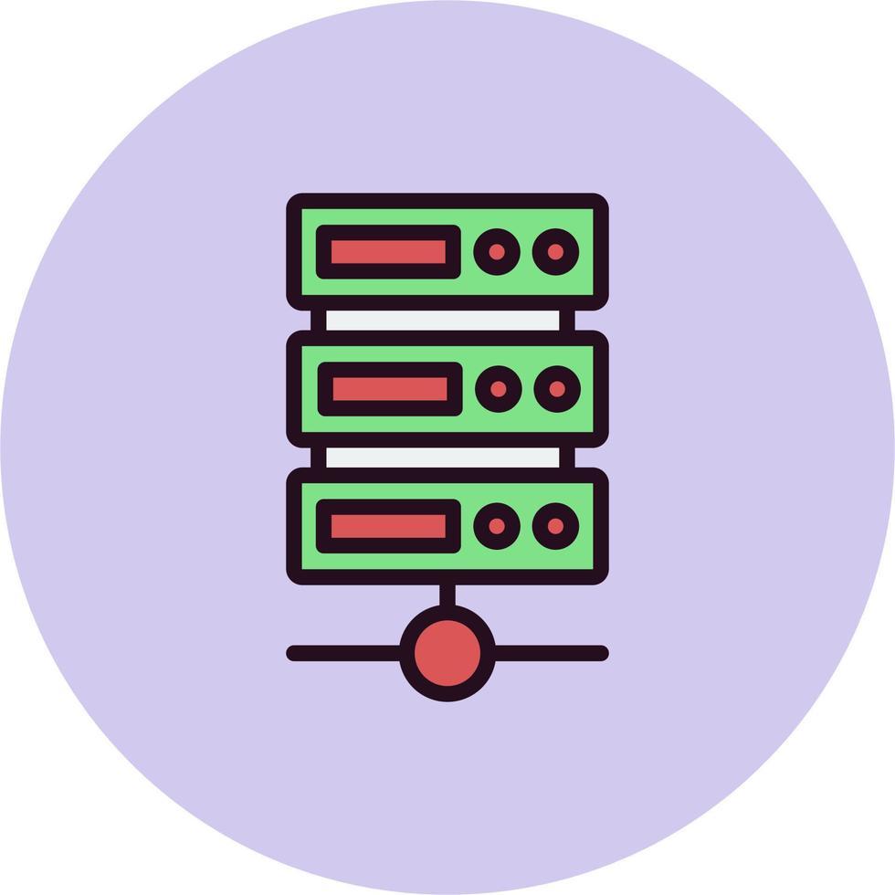 Data Server Vector Icon