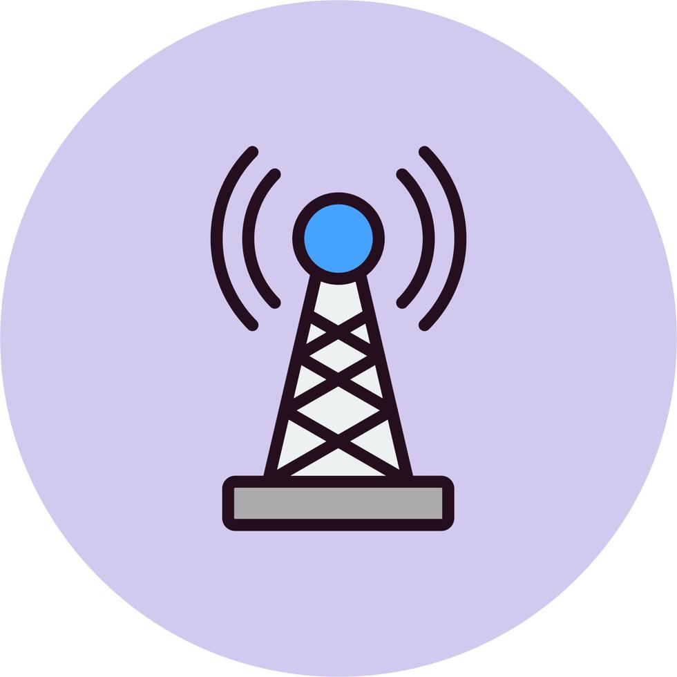 Signal Tower Vector Icon