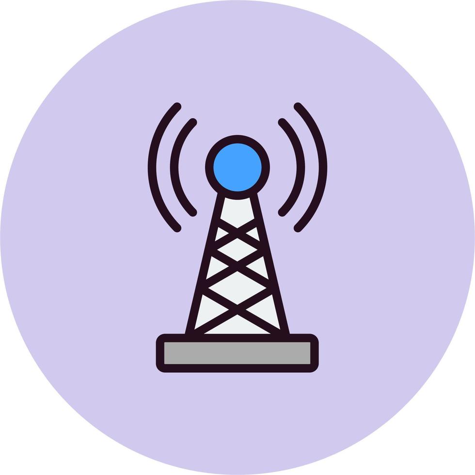 Signal Tower Vector Icon