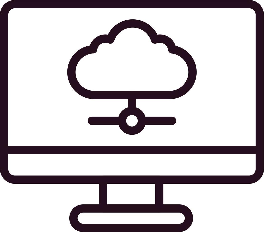 Cloud Computing Vector Icon