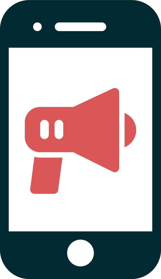 Mobile Marketing Vector Icon