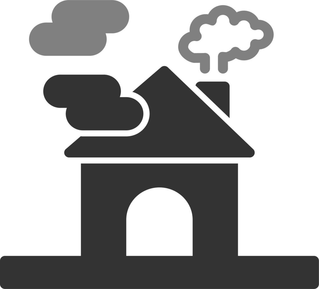 niebla tóxica vector icono