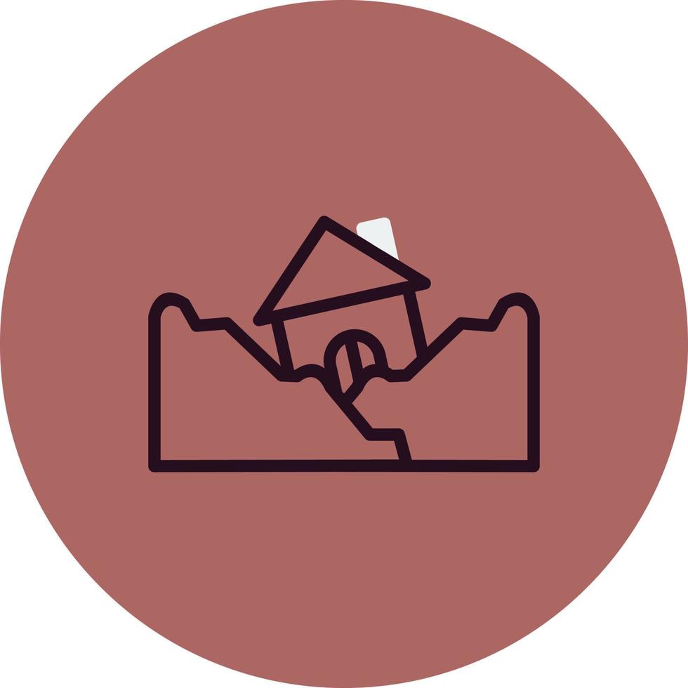 Earthquake Vector Icon