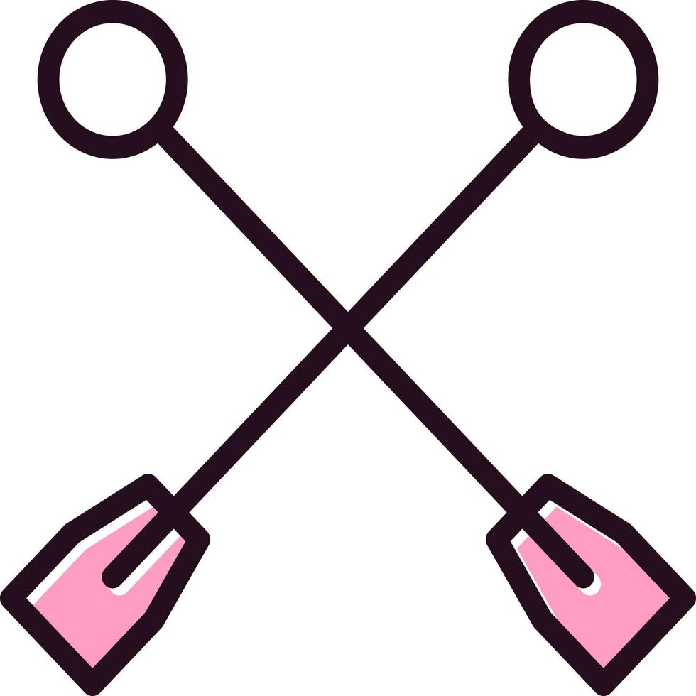 Paddles Vector Icon