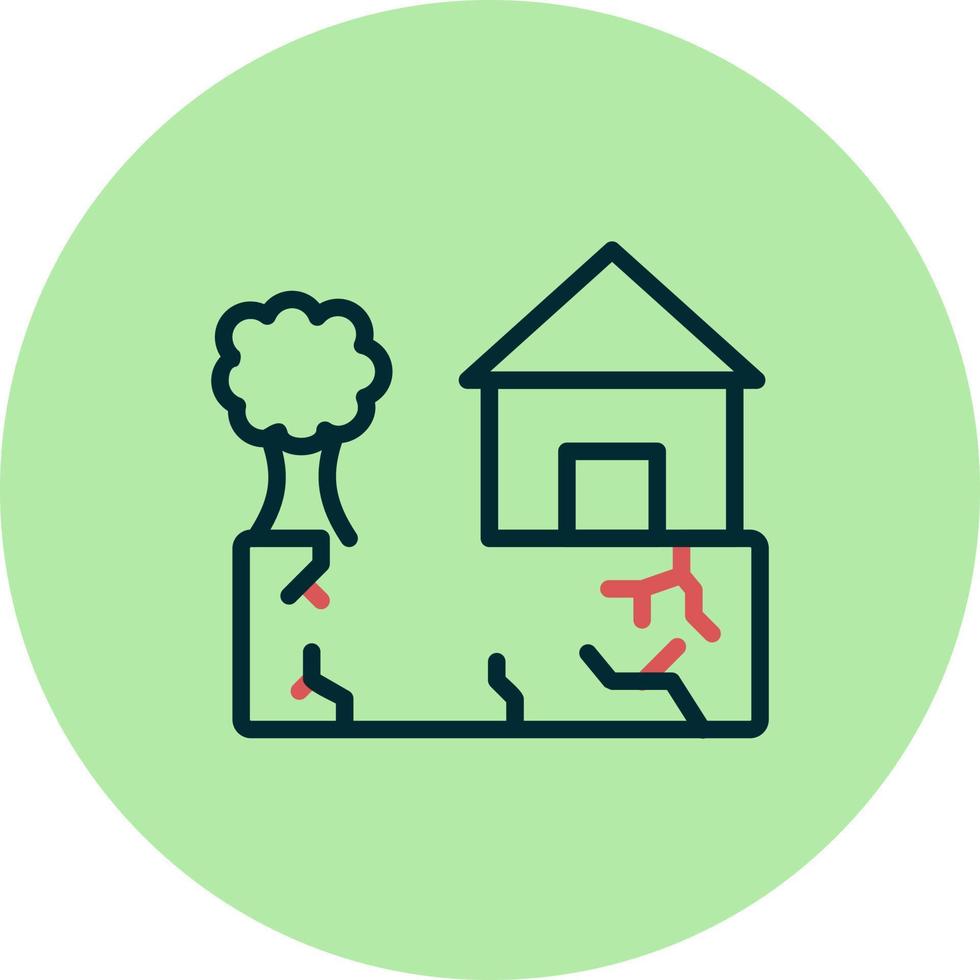 Earthquake Vector Icon